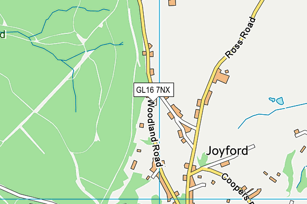 GL16 7NX map - OS VectorMap District (Ordnance Survey)