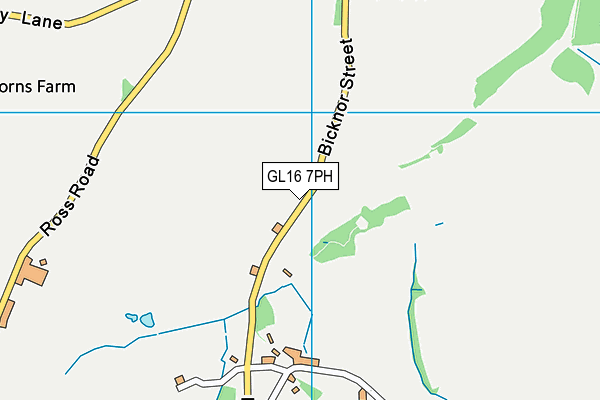 GL16 7PH map - OS VectorMap District (Ordnance Survey)
