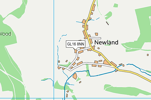 GL16 8NN map - OS VectorMap District (Ordnance Survey)