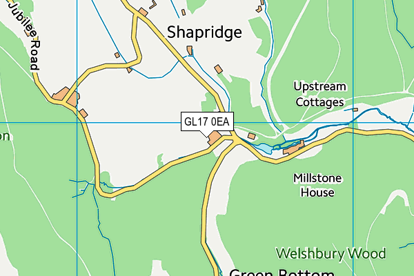 GL17 0EA map - OS VectorMap District (Ordnance Survey)