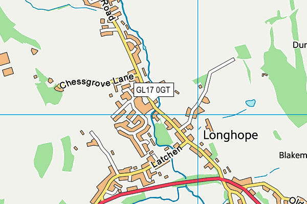 GL17 0GT map - OS VectorMap District (Ordnance Survey)