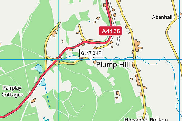 GL17 0HF map - OS VectorMap District (Ordnance Survey)