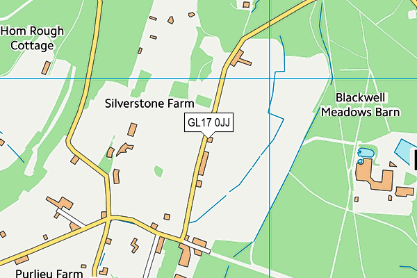 GL17 0JJ map - OS VectorMap District (Ordnance Survey)