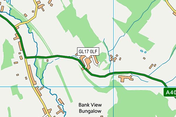 GL17 0LF map - OS VectorMap District (Ordnance Survey)