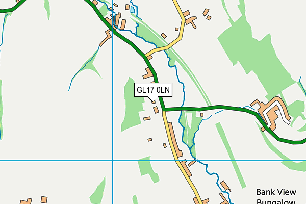 GL17 0LN map - OS VectorMap District (Ordnance Survey)