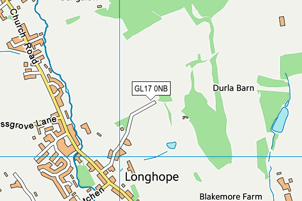 GL17 0NB map - OS VectorMap District (Ordnance Survey)