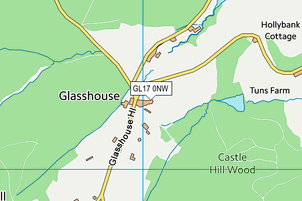 GL17 0NW map - OS VectorMap District (Ordnance Survey)