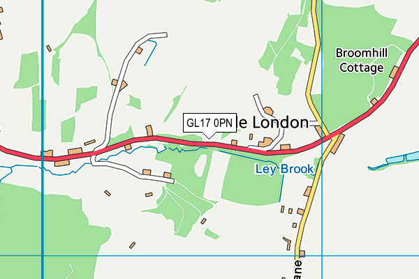 GL17 0PN map - OS VectorMap District (Ordnance Survey)
