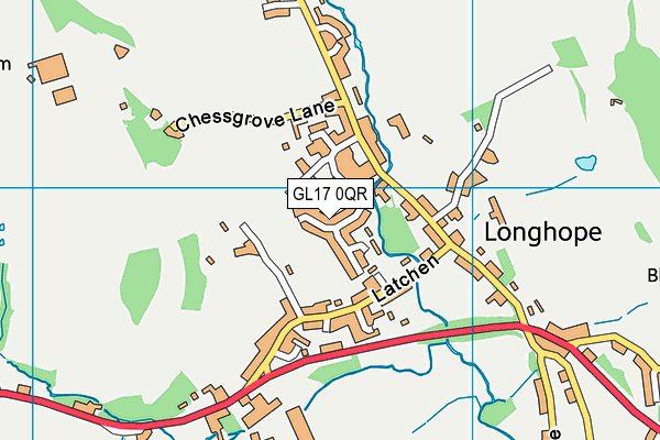 GL17 0QR map - OS VectorMap District (Ordnance Survey)