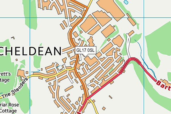 Map of FOREST OF DEAN FASTENERS LIMITED at district scale