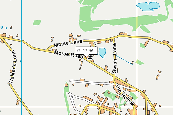 GL17 9AL map - OS VectorMap District (Ordnance Survey)