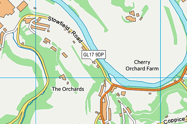 GL17 9DP map - OS VectorMap District (Ordnance Survey)