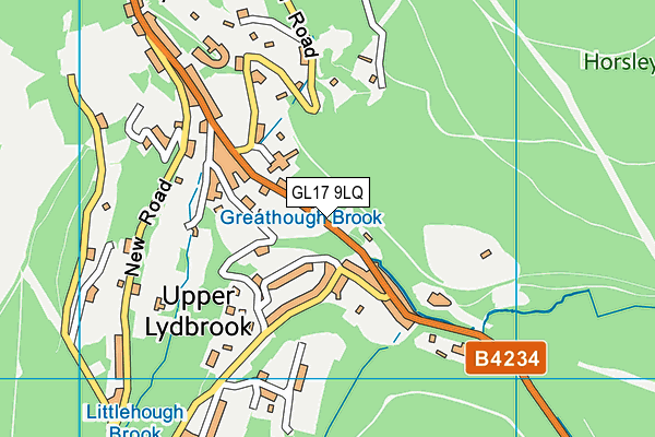 GL17 9LQ map - OS VectorMap District (Ordnance Survey)