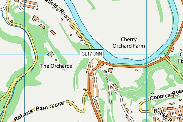 GL17 9NN map - OS VectorMap District (Ordnance Survey)