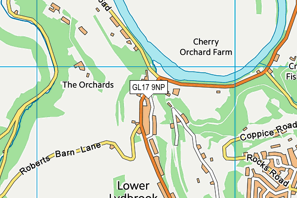 GL17 9NP map - OS VectorMap District (Ordnance Survey)