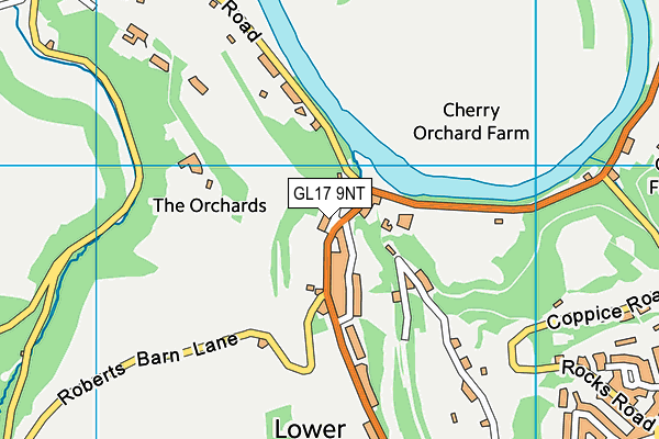 GL17 9NT map - OS VectorMap District (Ordnance Survey)