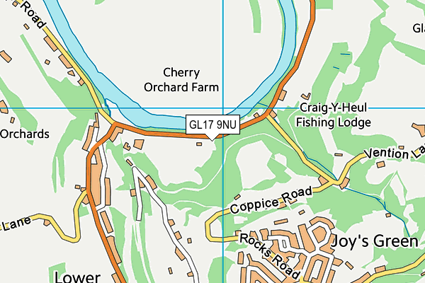 GL17 9NU map - OS VectorMap District (Ordnance Survey)