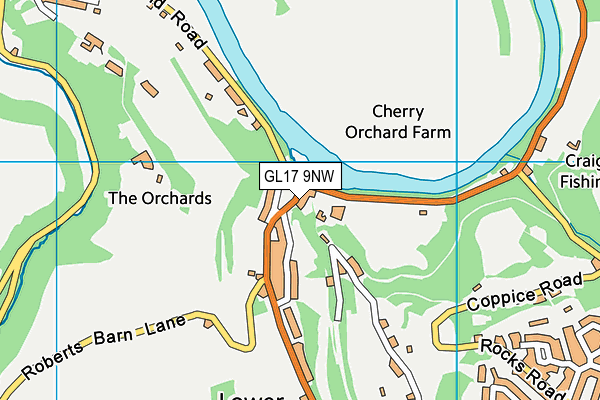GL17 9NW map - OS VectorMap District (Ordnance Survey)