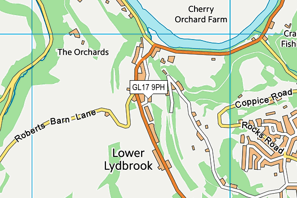 GL17 9PH map - OS VectorMap District (Ordnance Survey)