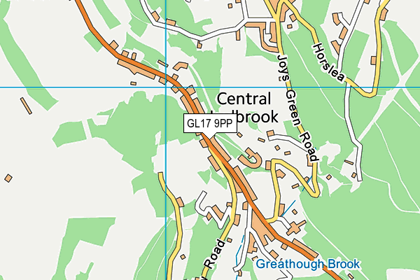 GL17 9PP map - OS VectorMap District (Ordnance Survey)