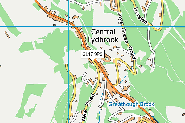 GL17 9PS map - OS VectorMap District (Ordnance Survey)