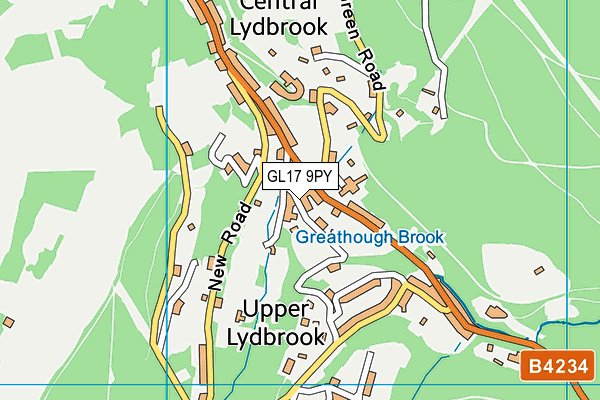 GL17 9PY map - OS VectorMap District (Ordnance Survey)