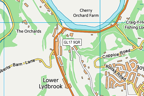 GL17 9QR map - OS VectorMap District (Ordnance Survey)