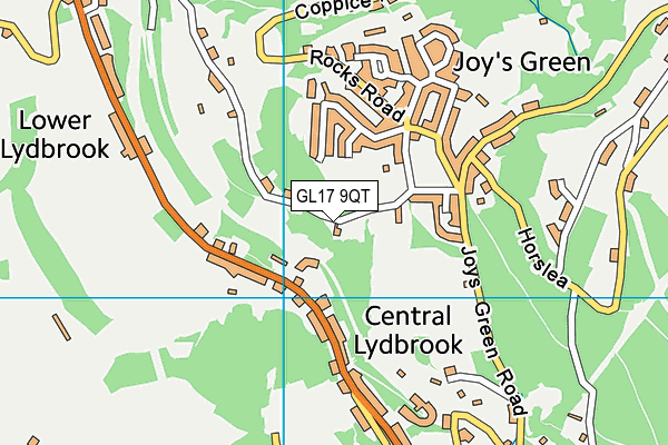 GL17 9QT map - OS VectorMap District (Ordnance Survey)