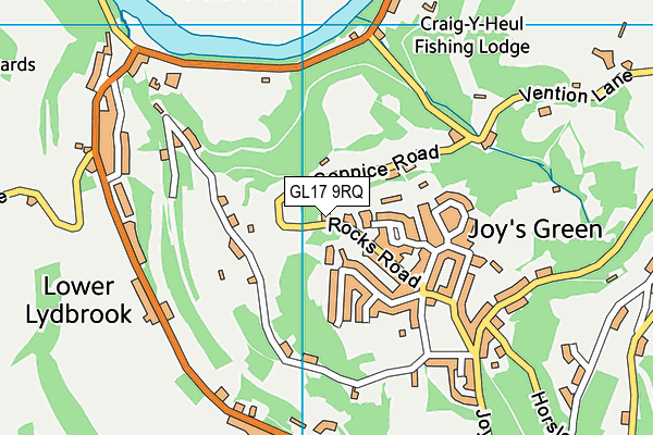 GL17 9RQ map - OS VectorMap District (Ordnance Survey)
