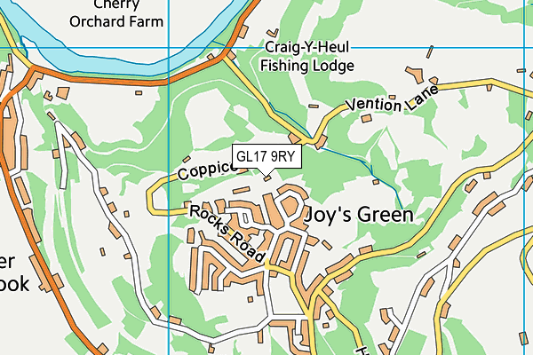 GL17 9RY map - OS VectorMap District (Ordnance Survey)