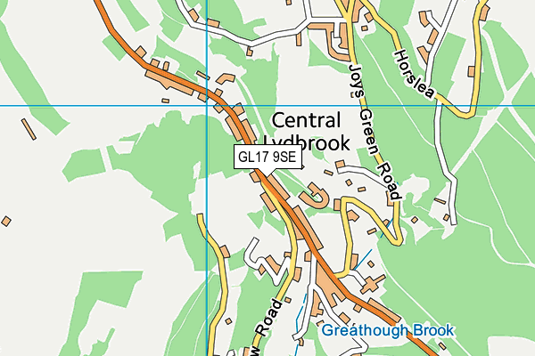 GL17 9SE map - OS VectorMap District (Ordnance Survey)