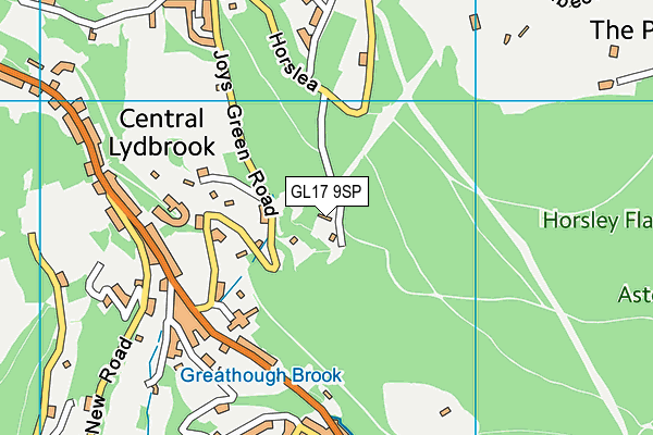 GL17 9SP map - OS VectorMap District (Ordnance Survey)