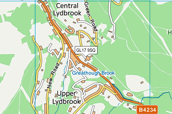 GL17 9SQ map - OS VectorMap District (Ordnance Survey)