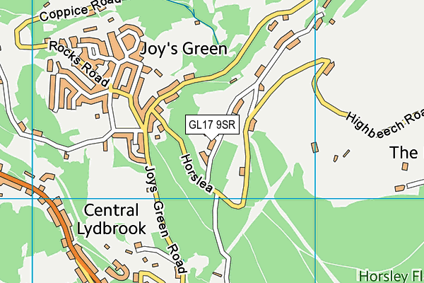 GL17 9SR map - OS VectorMap District (Ordnance Survey)