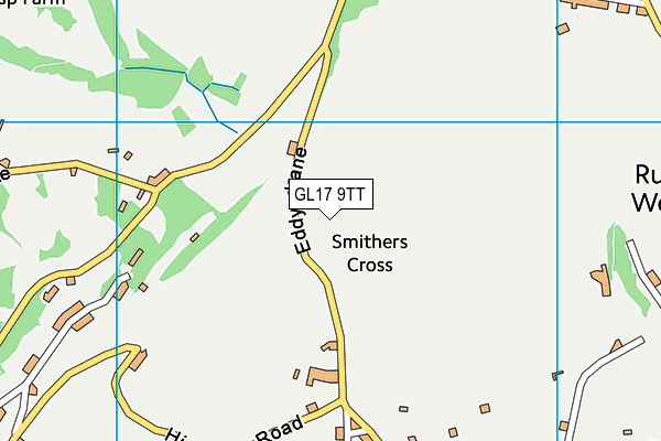 GL17 9TT map - OS VectorMap District (Ordnance Survey)