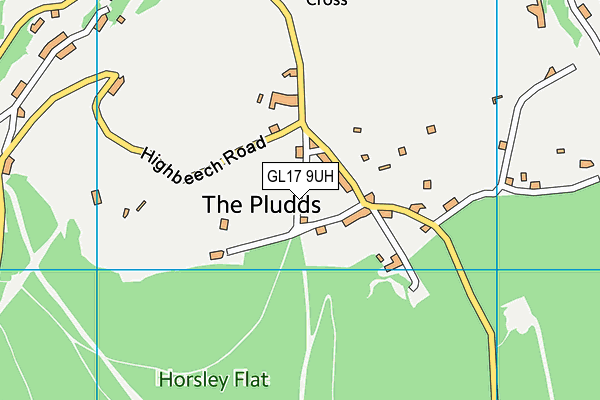 GL17 9UH map - OS VectorMap District (Ordnance Survey)