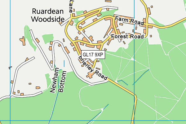 Woodside Primary School map (GL17 9XP) - OS VectorMap District (Ordnance Survey)