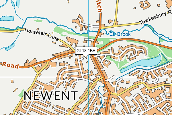 GL18 1BH map - OS VectorMap District (Ordnance Survey)