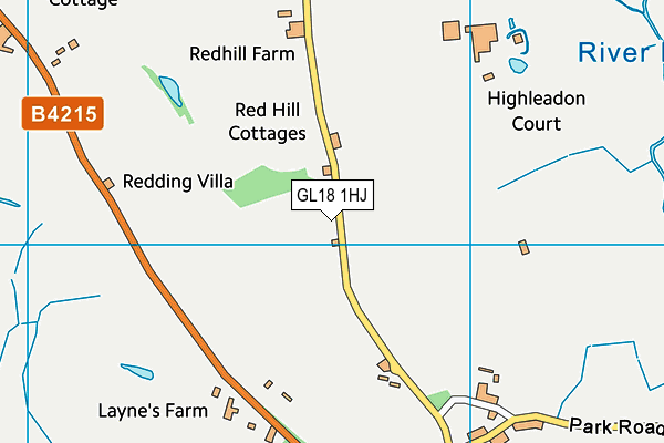 GL18 1HJ map - OS VectorMap District (Ordnance Survey)