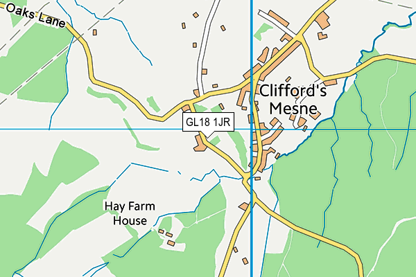 GL18 1JR map - OS VectorMap District (Ordnance Survey)