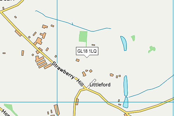GL18 1LQ map - OS VectorMap District (Ordnance Survey)