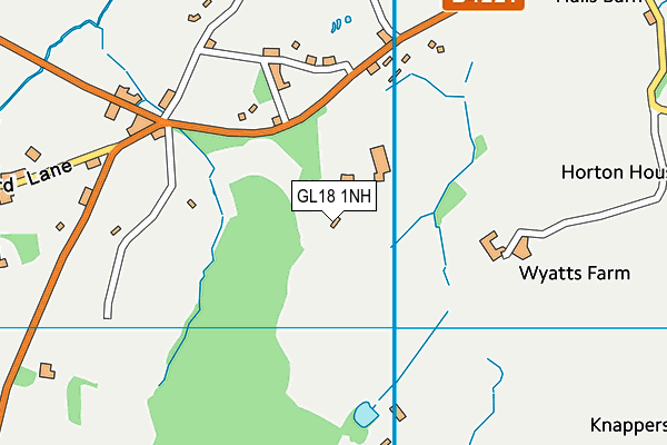 GL18 1NH map - OS VectorMap District (Ordnance Survey)
