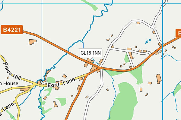 GL18 1NN map - OS VectorMap District (Ordnance Survey)