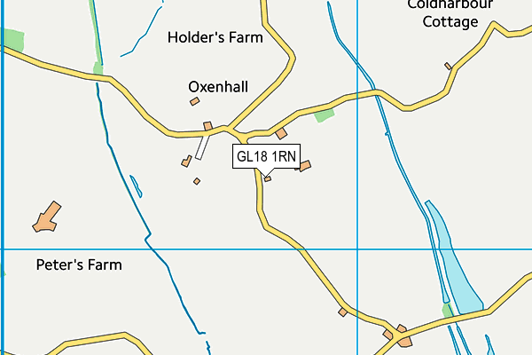 GL18 1RN map - OS VectorMap District (Ordnance Survey)