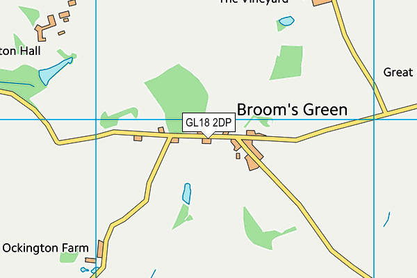 GL18 2DP map - OS VectorMap District (Ordnance Survey)