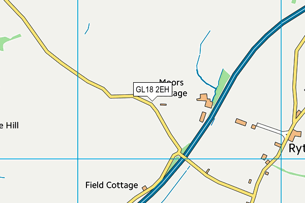 GL18 2EH map - OS VectorMap District (Ordnance Survey)