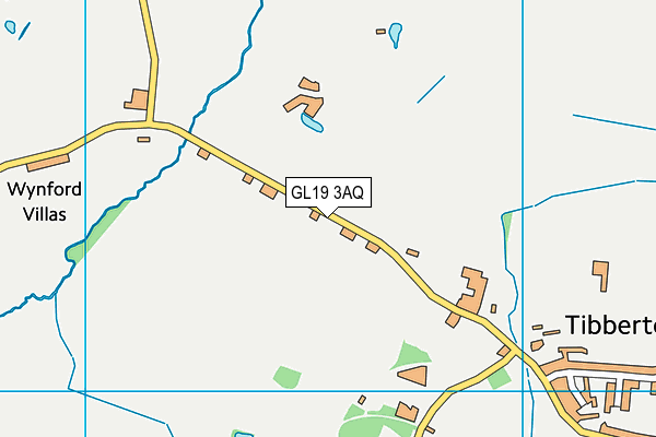 GL19 3AQ map - OS VectorMap District (Ordnance Survey)
