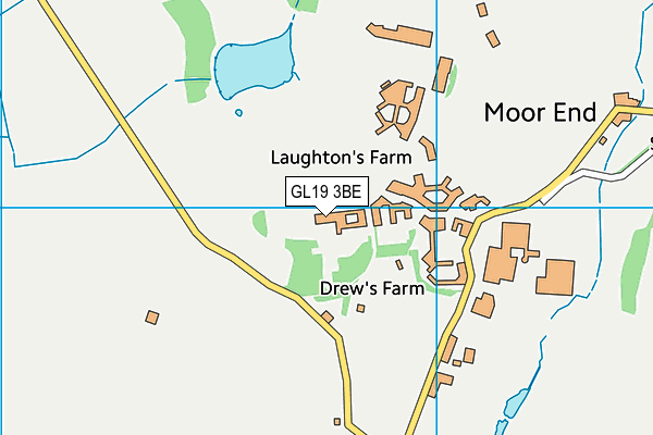 Hartpury College map (GL19 3BE) - OS VectorMap District (Ordnance Survey)