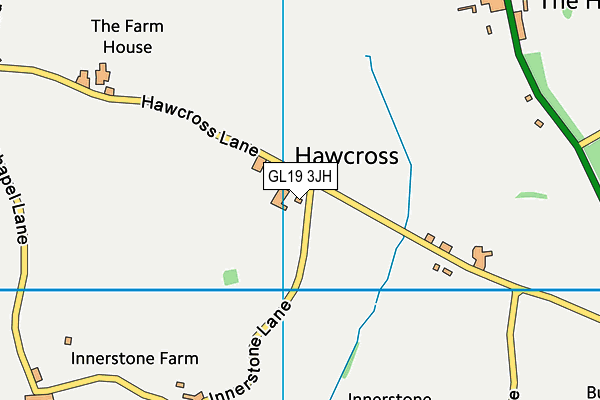 GL19 3JH map - OS VectorMap District (Ordnance Survey)