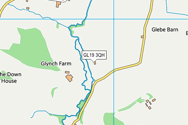 GL19 3QH map - OS VectorMap District (Ordnance Survey)